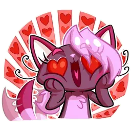 Kate the Flirty Cat @TgSticker sticker 8