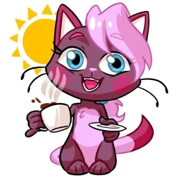 Kate the Flirty Cat @TgSticker sticker 9