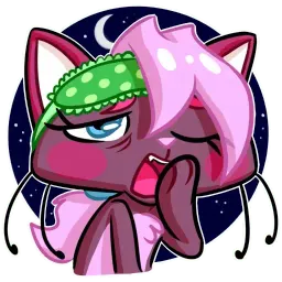 Kate the Flirty Cat @TgSticker sticker 10