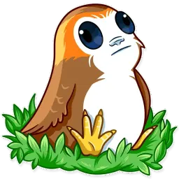 Porg sticker 6