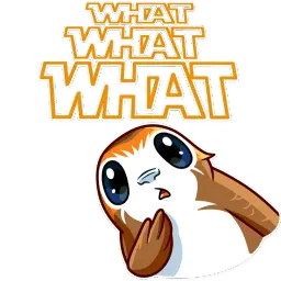 Porg sticker 8