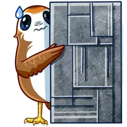 Porg sticker 9