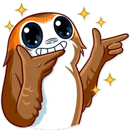 Porg sticker 10