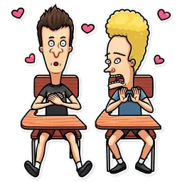 Beavis and Butt-head sticker 2