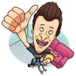 Beavis and Butt-head sticker 3