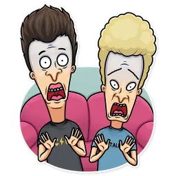Beavis and Butt-head sticker 4