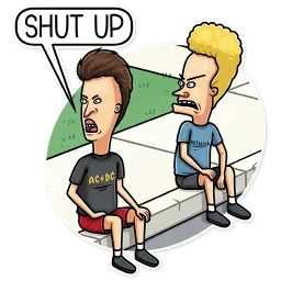 Beavis and Butt-head sticker 6