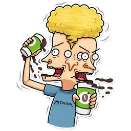 Beavis and Butt-head sticker 8