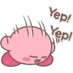 Kirby sticker 10