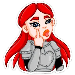 Knightess :: @stickroom sticker 11