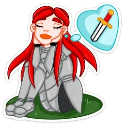 Knightess :: @stickroom sticker 3
