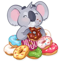 Koala Chuck sticker 3