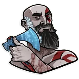 God of War sticker 12
