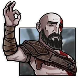 God of War sticker 10