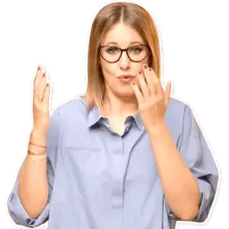 Собчак-2018 sticker 9