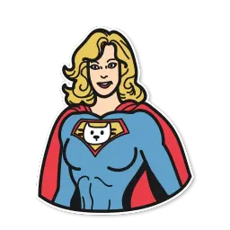 Супервумен sticker 10