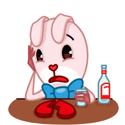 Милый кролик sticker 6