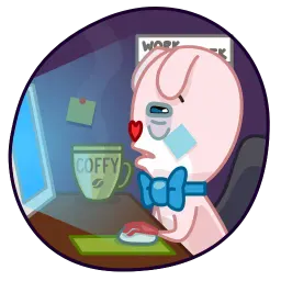 Милый кролик sticker 9