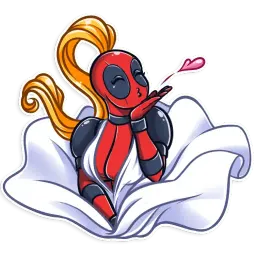 Lady Deadpool sticker 2