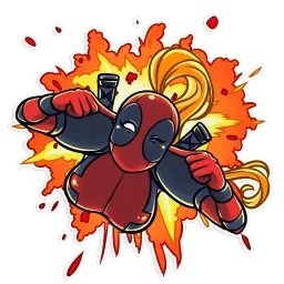 Lady Deadpool sticker 11