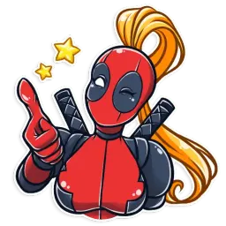 Lady Deadpool sticker 3