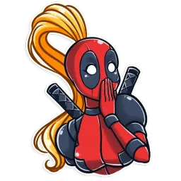 Lady Deadpool sticker 4
