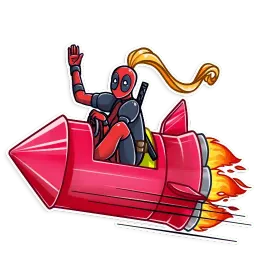 Lady Deadpool sticker 5