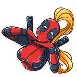 Lady Deadpool sticker 6