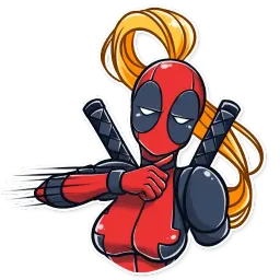 Lady Deadpool sticker 8