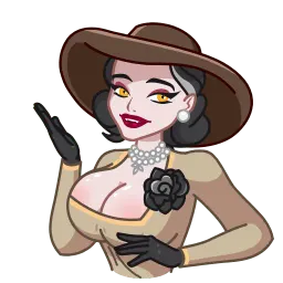 Леди Димитреску Telegram sticker pack