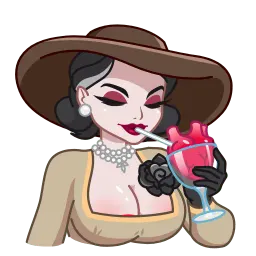 Леди Димитреску sticker 8