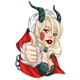 Леди Крампус sticker 3