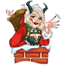 Леди Крампус sticker 5