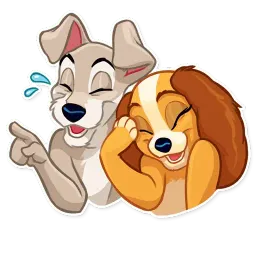 Lady and the Tramp Telegram sticker pack