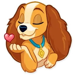 Lady and the Tramp sticker 2