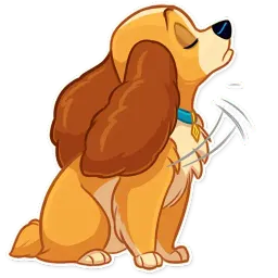 Lady and the Tramp sticker 5
