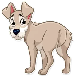 Lady and the Tramp sticker 8