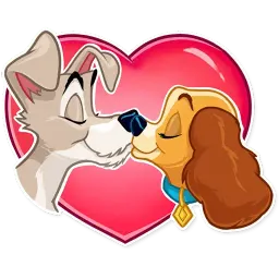 Lady and the Tramp sticker 9