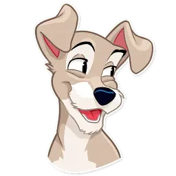 Lady and the Tramp sticker 10