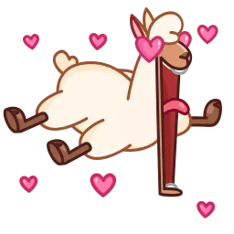 Лама sticker 12