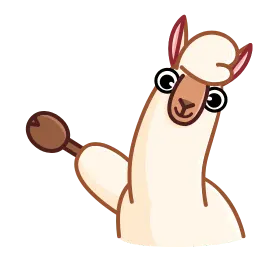 Лама sticker 5