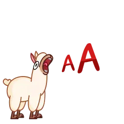 Лама sticker 6