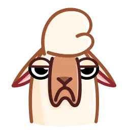 Лама sticker 8