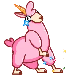 Лама sticker 9