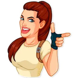 Tomb Raider Telegram sticker pack