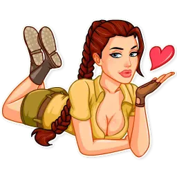 Tomb Raider sticker 2