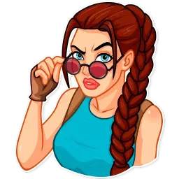 Tomb Raider sticker 11