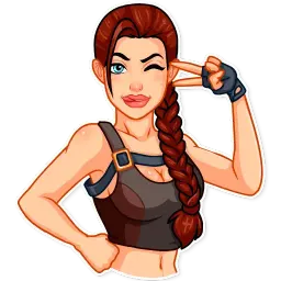 Tomb Raider sticker 12