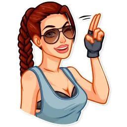 Tomb Raider sticker 5