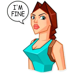 Tomb Raider sticker 6